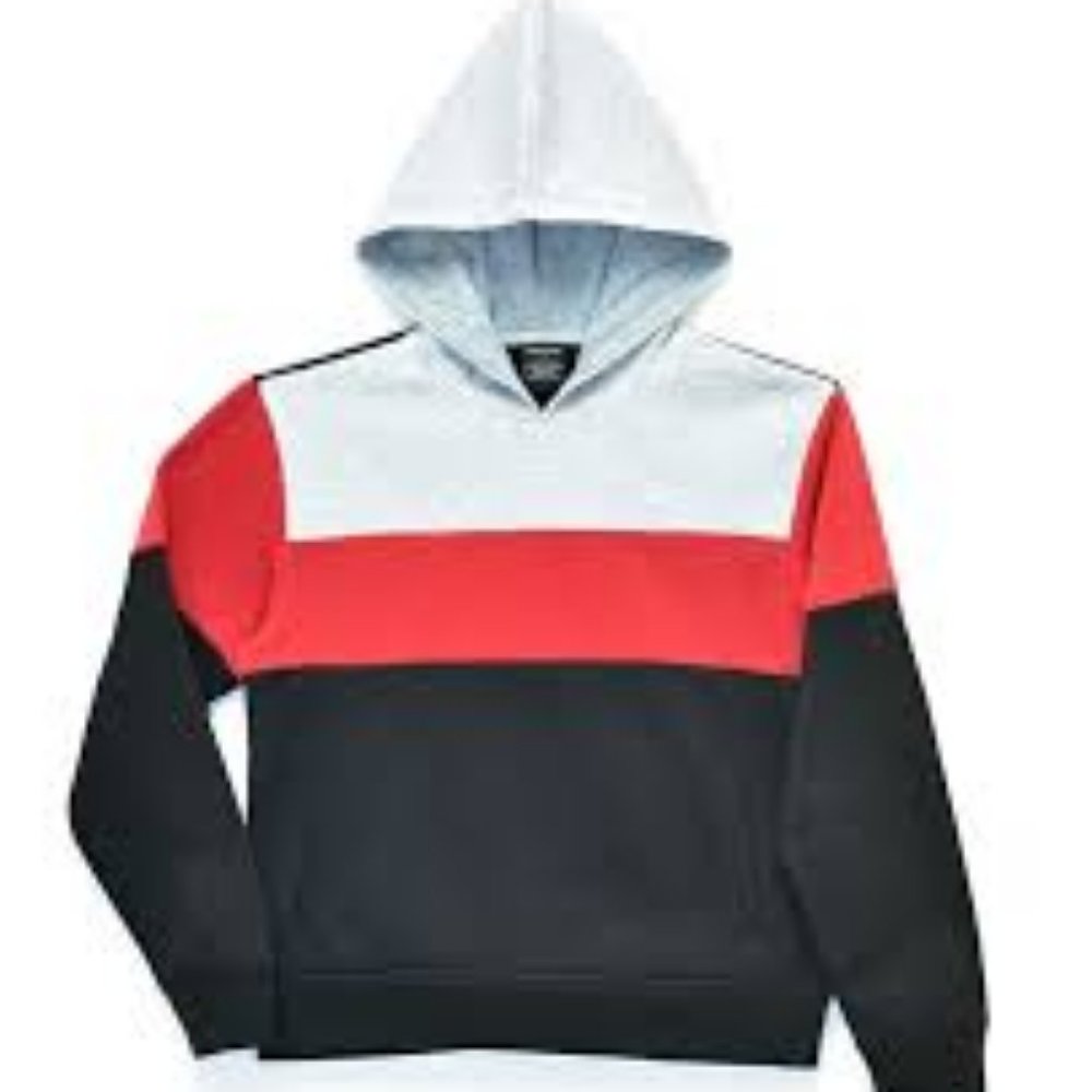 Ring of Fire Big Boys Leo Colorblocked Pullover Hoodie Swaetshirt Size XL NWT